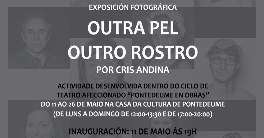 Cris Andina, alumna de La Máquina, expone «Outra pel, outro rostro» en Pontedeume